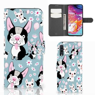 Samsung Galaxy A70 | Telefoonhoesje | Met pasjeshouder | Hondjes Samsung Galaxy A70 | Telefoonhoesje | Met pasjeshouder | Hondjes