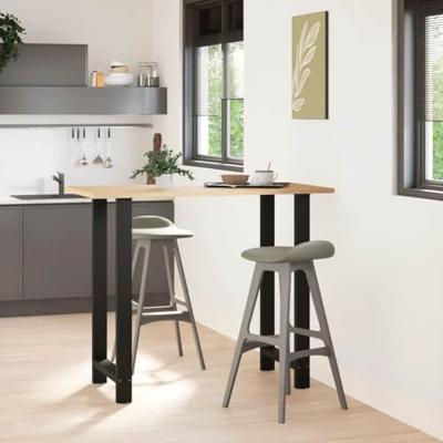 Bartafelpoten 2 st 60x(110-111) cm staal zwart