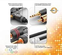 Sommer Cable HBA-6A-0150 Jackplug Audio Aansluitkabel [1x Jackplug male 6,3 mm (mono) - 1x Jackplug male 6,3 mm (mono)] 1.50 m Zwart - thumbnail