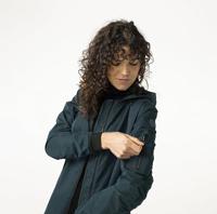 AGU Long Bomber Regenjas Urban Outdoor Dames - Groen - XS - Waterdicht - thumbnail