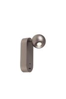 Lucide MONTANA - Wandlamp - LED - CCT - 1x6,3W 2700K/4000K - Met USB oplaadpunt - Grijs ijzer | Premium - thumbnail