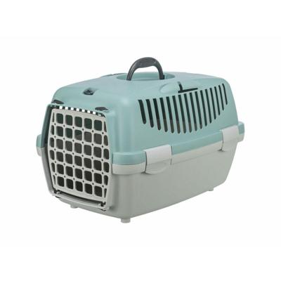 Transportbox - TRIXIE - Capri 1 - XS: 32 x 31 x 48 cm - Lichtgrijs / Salie