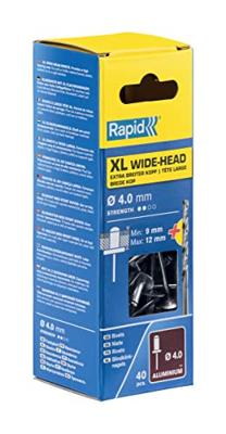 Rapid Blindklinknagels XL | Ø4 x 16 mm | Incl. Boor | 40 Stuks - 5000662