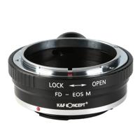 K&F Concept lens adapter Canon FD naar Canon EF-M met 1/4" statief-mount - thumbnail