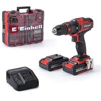 Einhell TE-CD 18/40 Li-i +64 (2x2,0Ah) Accu-klopboor/schroefmachine 2 snelheden Incl. 2 accus, Incl. lader, Incl. koffer - thumbnail