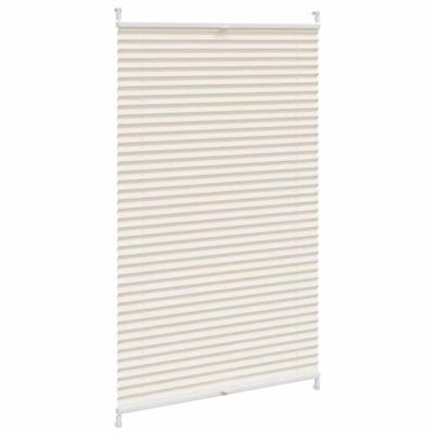 VidaXL Plissé rolgordijn 70x150cm creme