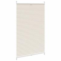VidaXL Plissé rolgordijn 70x150cm creme - thumbnail