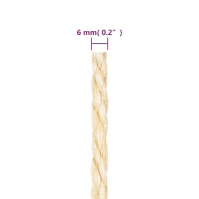 Touw 6 mm 25 m 100% sisal - thumbnail