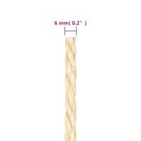 VidaXL Touw 6 mm 25 m 100% sisal - thumbnail