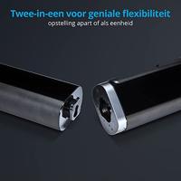 MEDION P61202 2in1, Bluetooth TV Soundbar, 2.0 Soundbar, 2 x 25 Watt, muurbevestiging, NFC, HDMI ARC met ECC, AUX, optische ingang, MD44102 - thumbnail