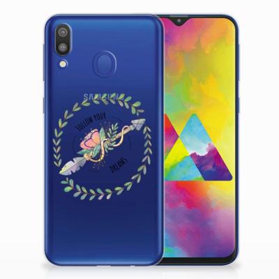 Samsung Galaxy M20 (Power) Telefoonhoesje met Naam Boho Dreams
