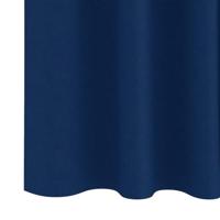 VidaXL Zwart-out gordijnen met ringen 2 pcs donkerblauw 245 x 140 cm - thumbnail
