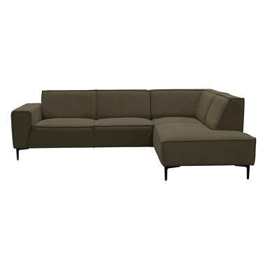 Hoekbank Romy rechts - groen - Leen Bakker