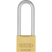Abus hangslot solid 55/40mm goud - discus lang - sleutelslot - thumbnail