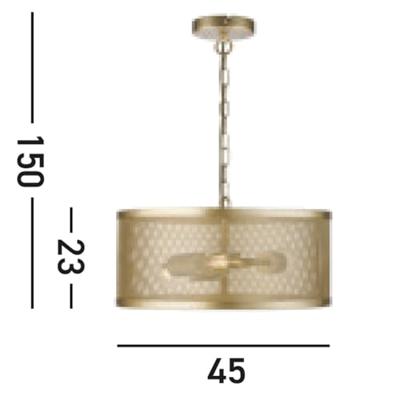 Searchlight Design hanglampFishnet Ø 45cm - 12483-3GO