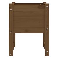 VidaXL Plantenbakken 2 st 40x40x52,5 cm massief grenenhout honingbruin - thumbnail