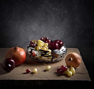 ALESSI - Barknest - Broodmand 21cm zwart