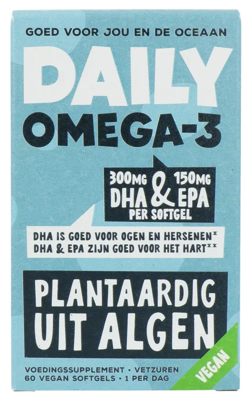 Daily Omega-3 DHA & EPA Vegan Softgels Daily Omega-3 DHA & EPA Vegan Softgels