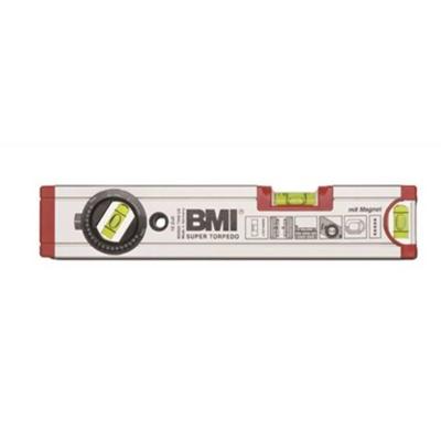 BMI Magnet-Wasserwaage 25cm SUPER TORPEDO 692025TWM Waterpas Incl. magneet 0.5 mm/m