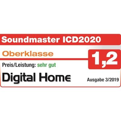 Soundmaster ICD2020WE DAB+ FM en Internetradio
