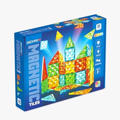 Oku Geomag magnetic tiles gems 32 delig