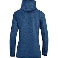 JAKO 6729D Sweater Met Kap Premium Basics Dames - Marine Gemeleerd - 42 - thumbnail