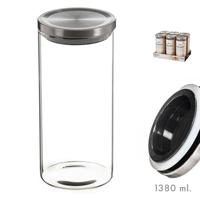 Glazen pot Kozina 1380 ml - thumbnail
