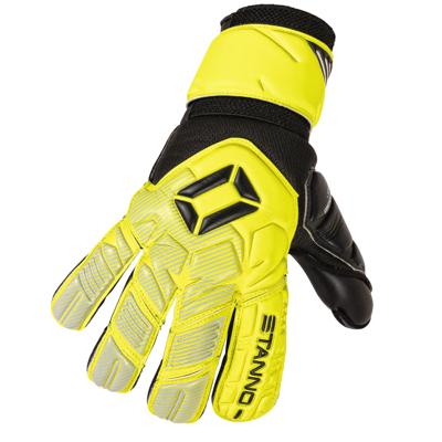 Stanno 481407 Hardground Goalkeeper Gloves V - Yellow-Black - 10