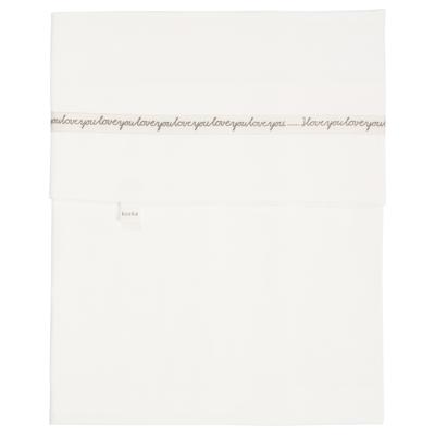 Koeka Koeka baby ledikantlaken Sparkle Grey Koeka Koeka baby ledikantlaken Sparkle Grey