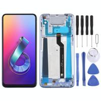 LCD-scherm en digitizer volledige montage met frame voor Asus Zenfone 6 ZS630KL I01WD (zilver) - thumbnail