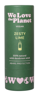 We Love The Planet Zesty Lime Deodorant Stick