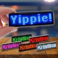 upscreen LED-naamplaatje Groen 44 x 11 Pixel (b x h x d) 93 x 30 x 6 mm 125907 - thumbnail