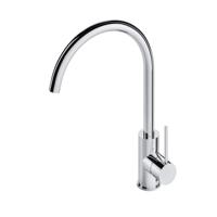 Keukenmengkraan Hotbath Cobber 1-hendel 36 cm Draaibare Uitloop Mat Wit - thumbnail