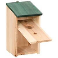 VidaXL Vogelhuisjes 10 st 12x12x22 cm massief vurenhout - thumbnail