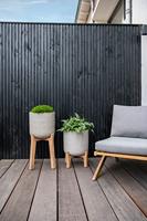 Plantenpot Charlie M (Feet High) grijs 23x23x38cm - thumbnail