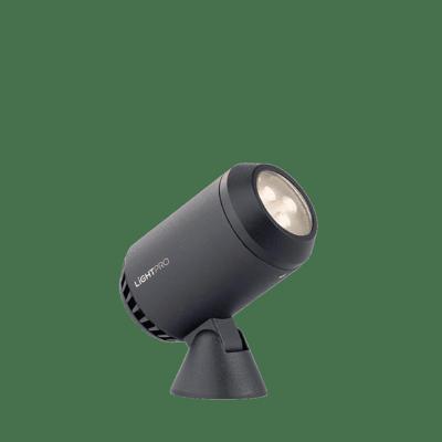 Castor 3 LED Prikspot - 2.5 Watt - 309 Lumen - 3000K warm wit - 12V - Kanterlbaar Tuinspot - IP67 Waterdicht - Antraciet