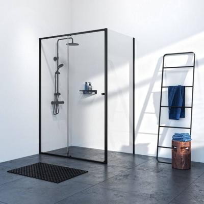 Sealskin Get Wet Contour Douchecabine met Schuifdeur 120x90 cm 6 mm Helder Glas Mat Zwart Sealskin Get Wet Contour Douchecabine met Schuifdeur 120x90 cm 6 mm Helder Glas Mat Zwart