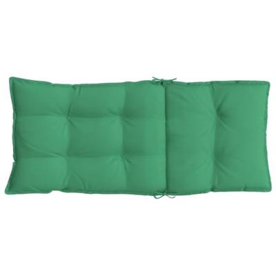 VidaXL Stoelkussens 6 st hoge rug oxford stof groen