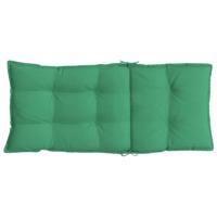 VidaXL Stoelkussens 6 st hoge rug oxford stof groen - thumbnail