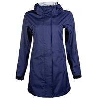 HKM Lange Regenjas donkerblauw maat:xs - thumbnail