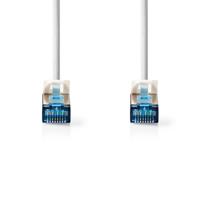 Nedis CAT6a netwerkkabel | S/FTP | RJ45 Male | RJ45 Male | 3.00 m | Snagless | Rond | LSZH | Wit | Label - CCGL85330WT30 - thumbnail