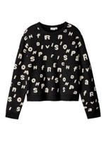 Name it winter sweater meisjes - zwart - regular fit, gebreid - NkfOline - thumbnail
