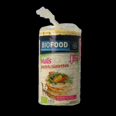 Biofood Maiswafels bio 150 Gram Biofood Maiswafels bio 150 Gram