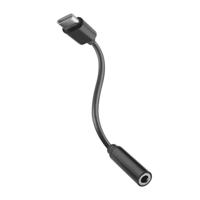 muvit Voor Change adapter type C naar 3,5 mm jack, zwart - thumbnail