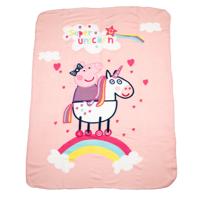 Peppa Pig Fleece deken , 100x140cm - thumbnail