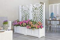 Bama Fioriera Separe Bloemenbak 80x42.5x150 cm Wit - thumbnail