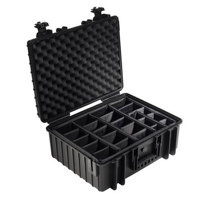 B&W outdoor.cases type 6000 zwart + verdeler B&W outdoor.cases type 6000 zwart + verdeler