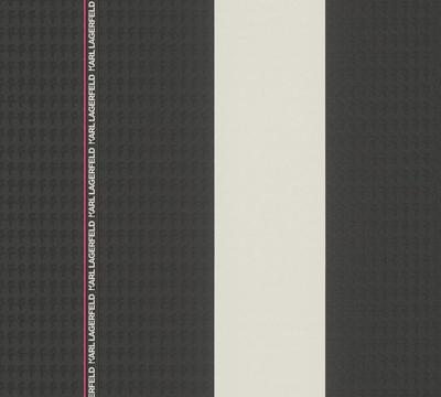 AS Creation Karl Lagerfeld Zwart behang | 378482