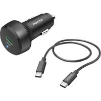 Hama Autolaadstation 25.00 W USB-C stekker USB PD Zwart Auto USB Power Delivery (USB-PD) - thumbnail