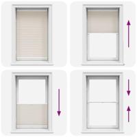 VidaXL Plissé rolgordijn 70x150cm creme - thumbnail